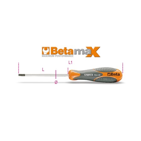 Beta Screwdriver with Handle, T10 12980010